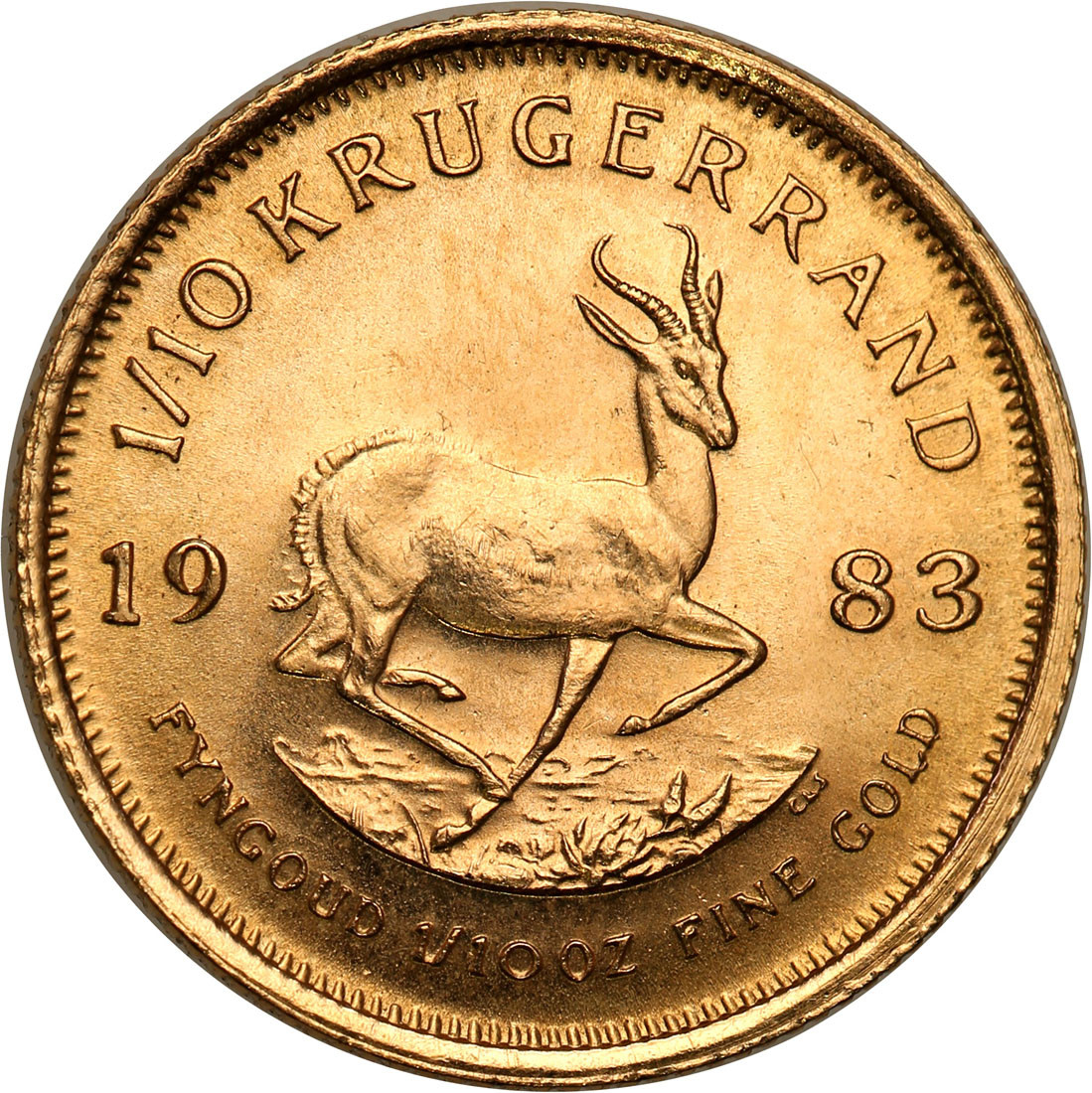 RPA Krugerrand 1983 1/10 uncji złota st.1